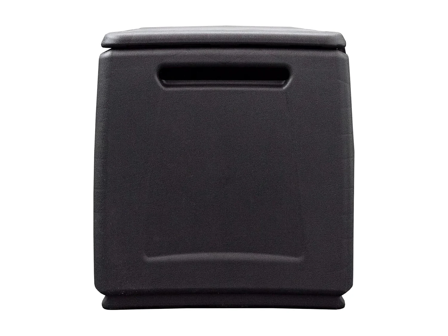 Garten Aufbewahrungsbox 138x53x57 cm 330 L Dunkelgrau Schwarz