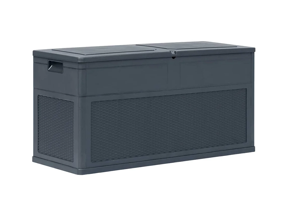 Boîte de rangement de jardin 320 L Anthracite