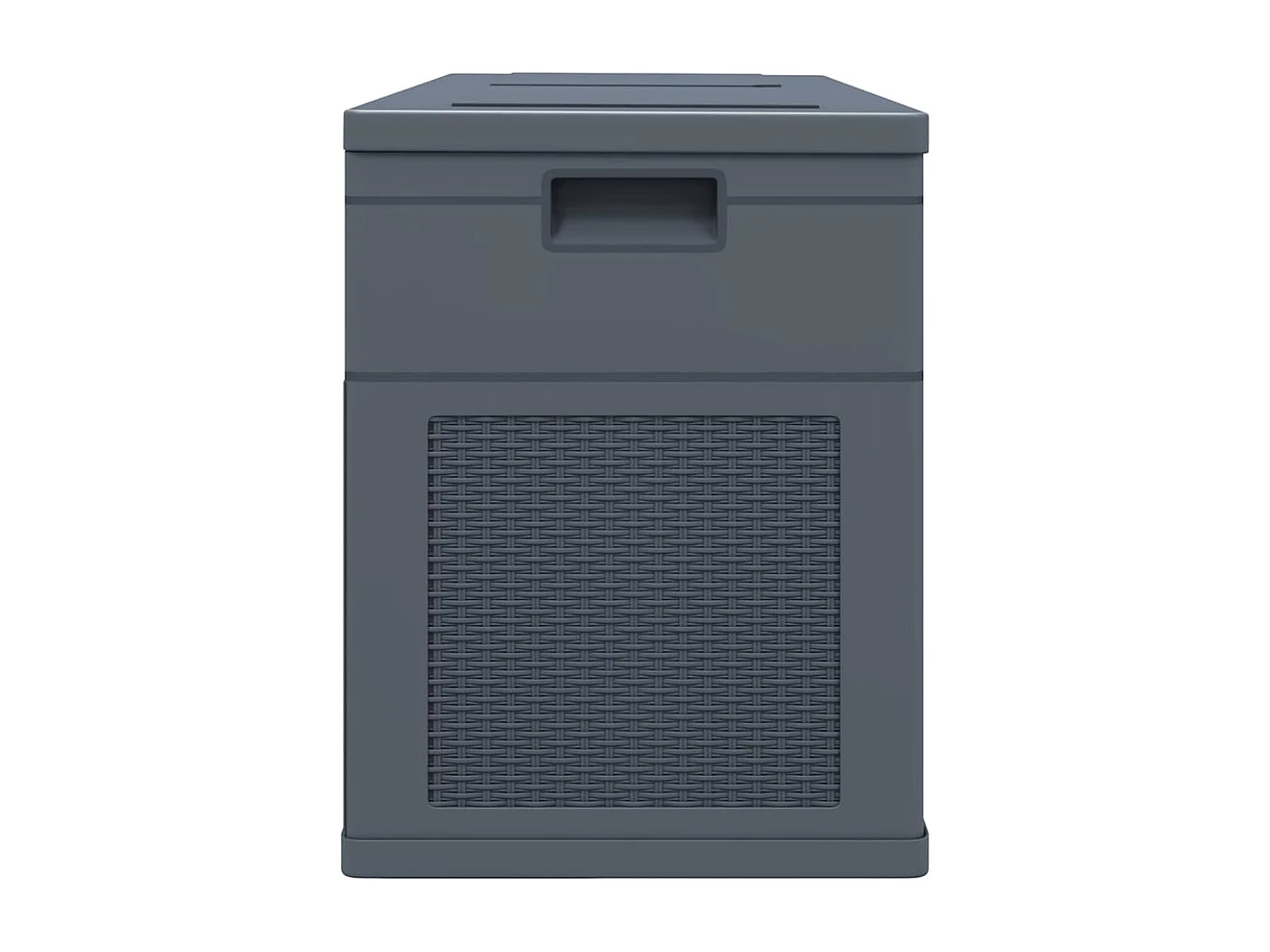 Boîte de rangement de jardin 320 L Anthracite