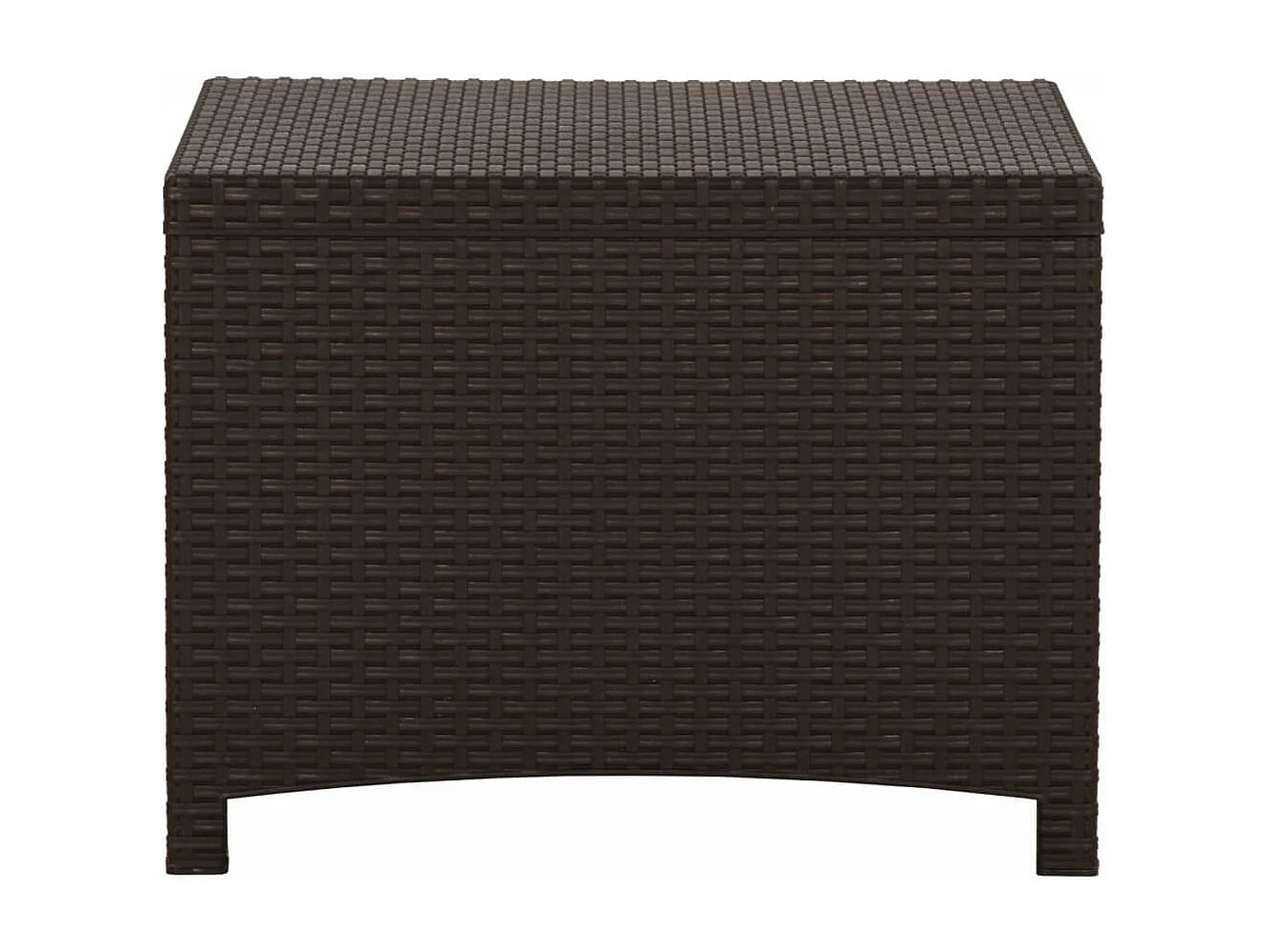 Tuinbox 60x54x41 cm PP rattan bruin