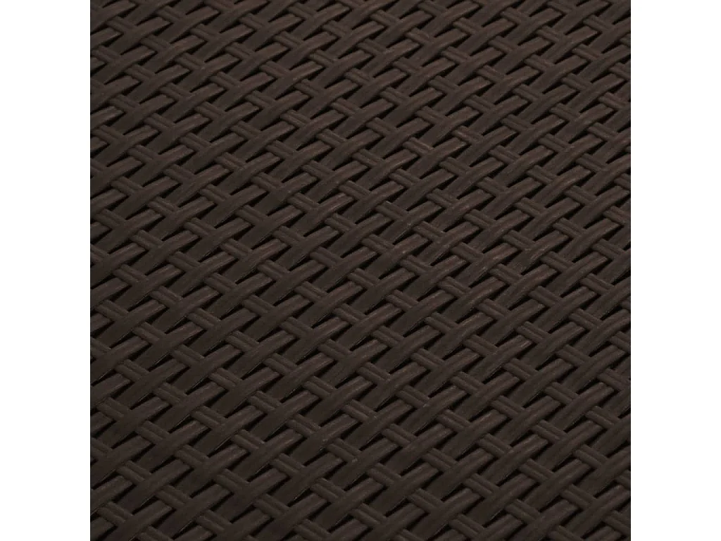 Tuinbox 60x54x41 cm PP rattan bruin