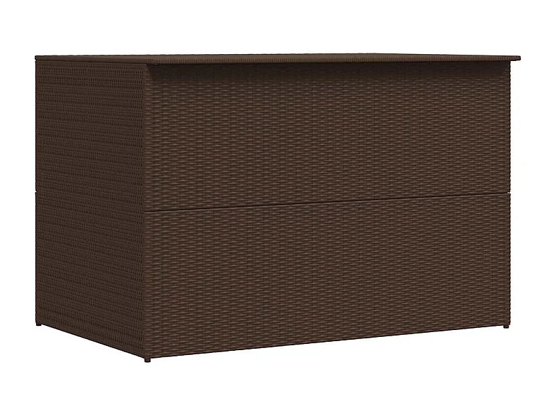 Baule da Giardino Marrone 150x100x100 cm in Polyrattan
