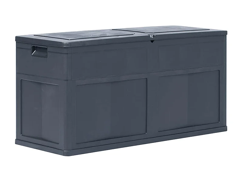 Boîte de rangement de jardin 320 L Noir