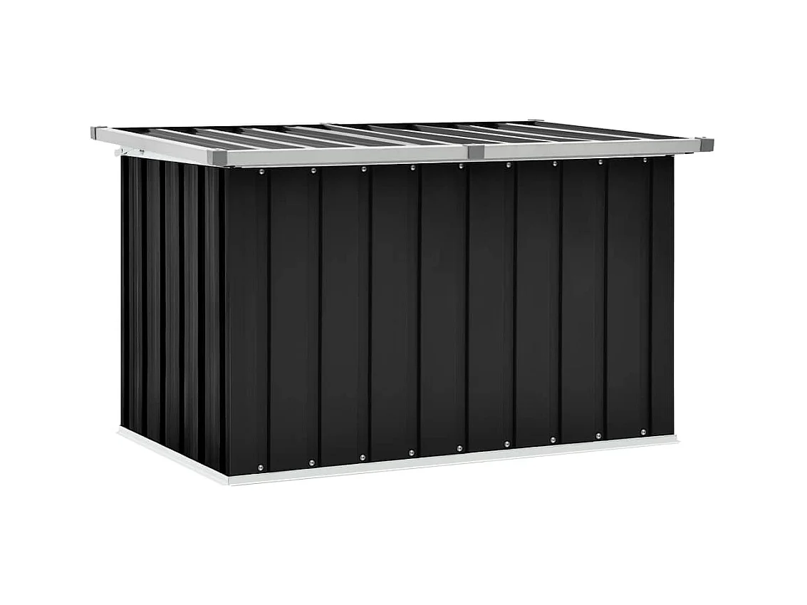 Boîte de rangement de jardin Anthracite 109x67x65 cm
