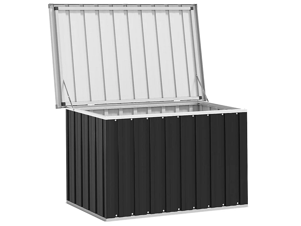 Boîte de rangement de jardin Anthracite 109x67x65 cm