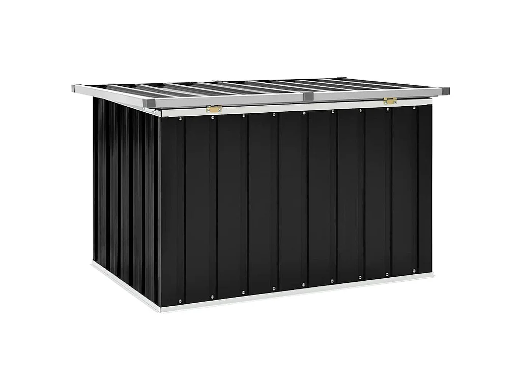 Boîte de rangement de jardin Anthracite 109x67x65 cm