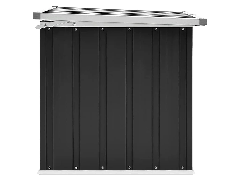 Boîte de rangement de jardin Anthracite 109x67x65 cm