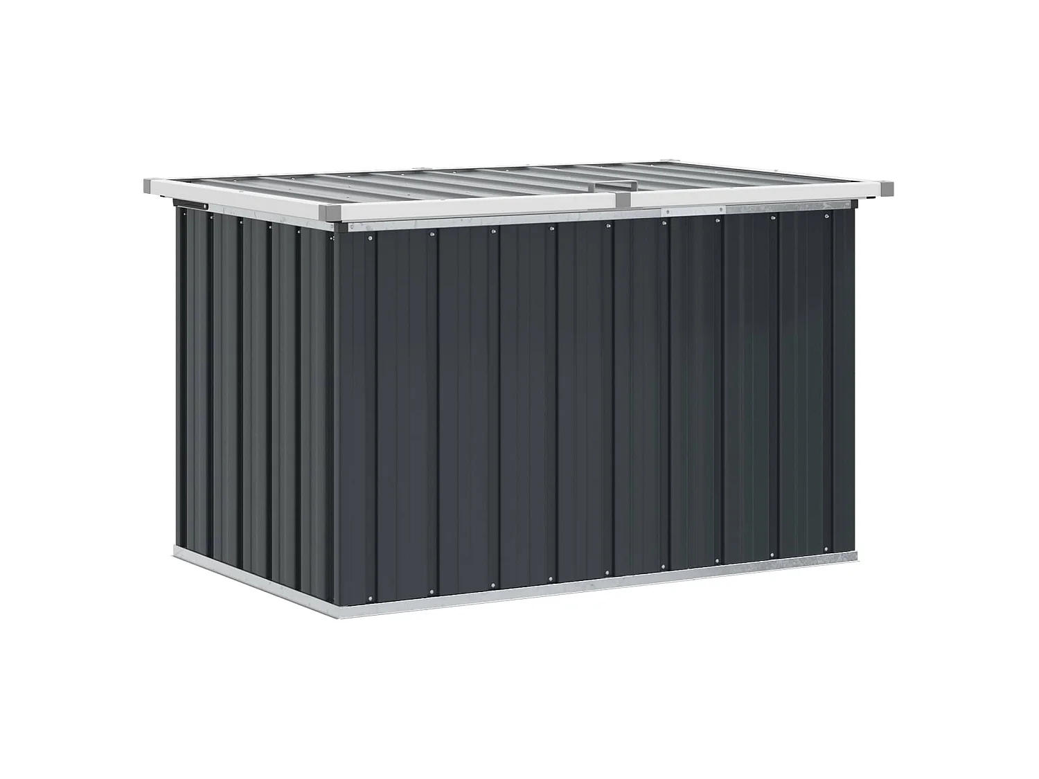 Boîte de rangement de jardin Anthracite 109x67x65 cm