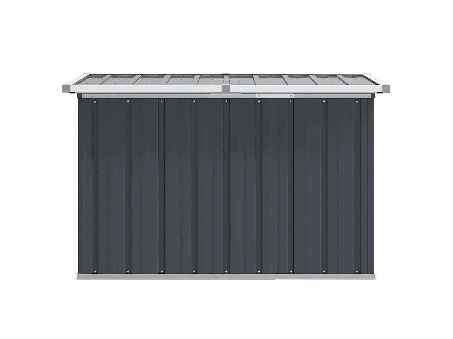 Boîte de rangement de jardin Anthracite 109x67x65 cm