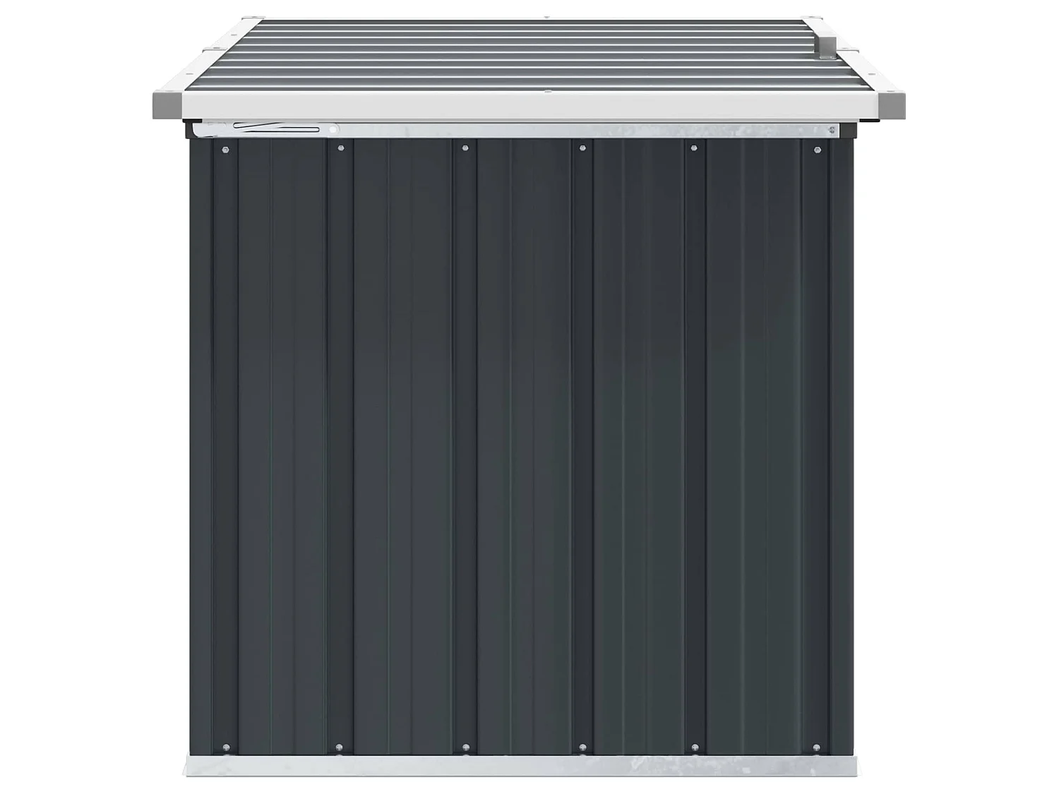 Boîte de rangement de jardin Anthracite 109x67x65 cm