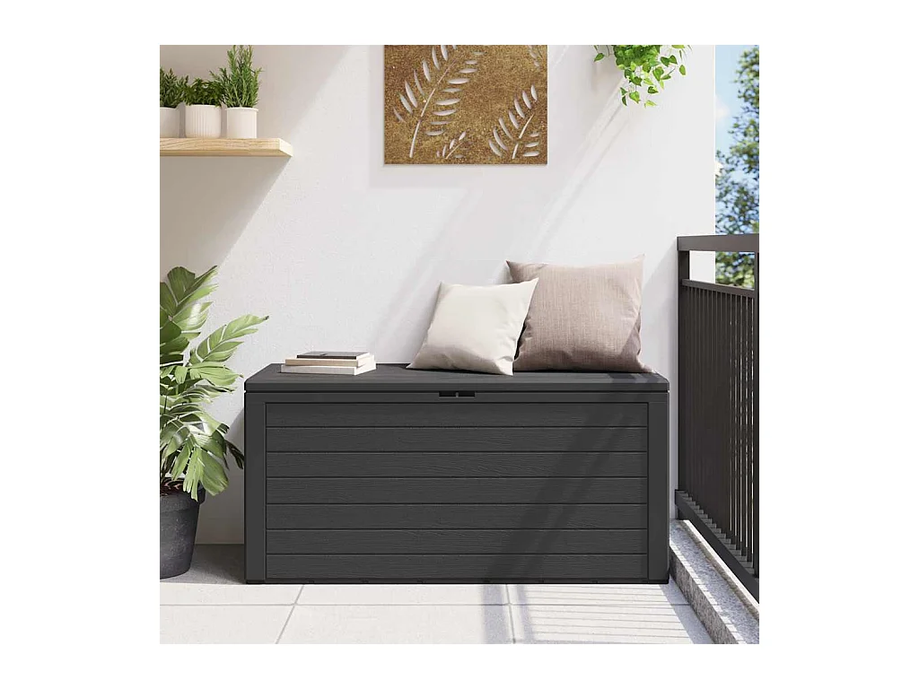 Tuinbox 116x44x55 cm antraciet