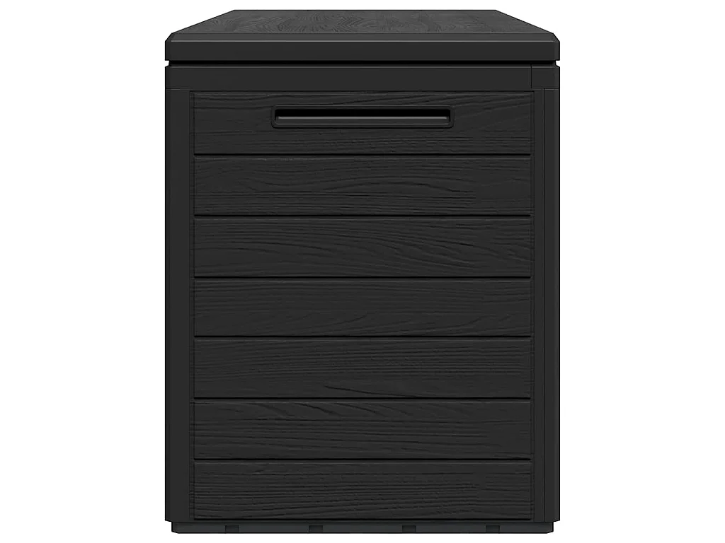 Boîte de rangement de jardin Anthracite 116x44x55 cm