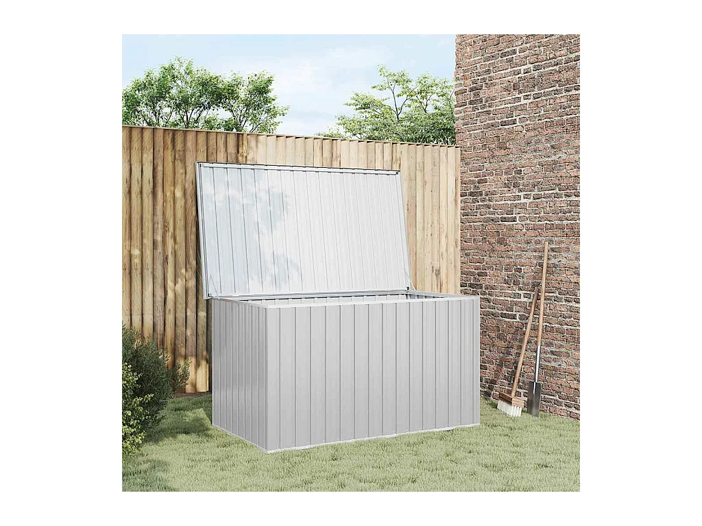 Boîte de rangement de jardin Gris 171x99x93 cm