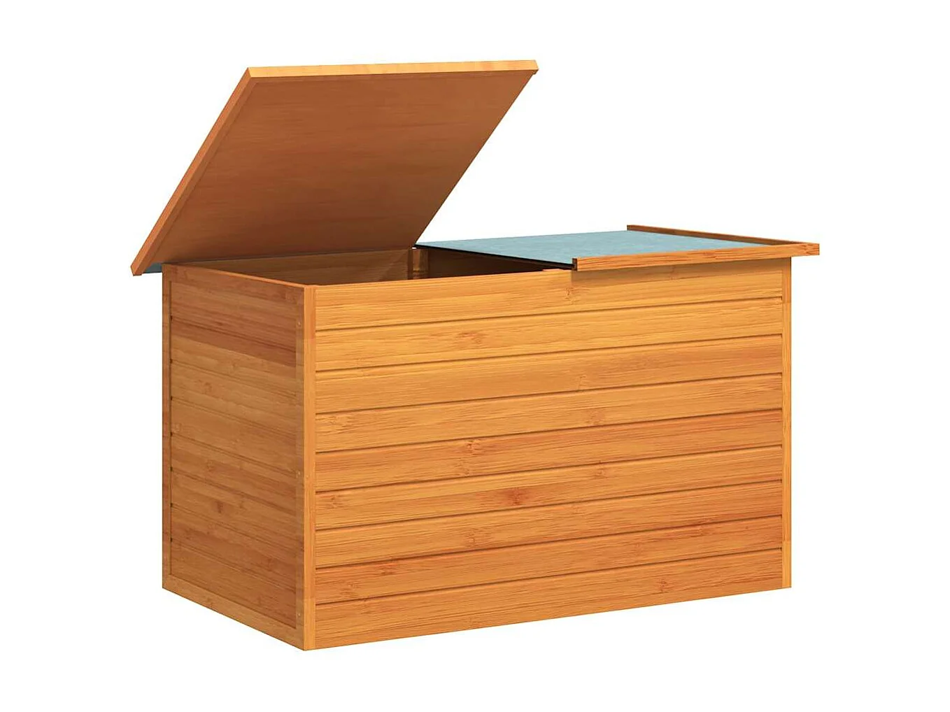Boîte de rangement de jardin 126x72x72 cm Bois