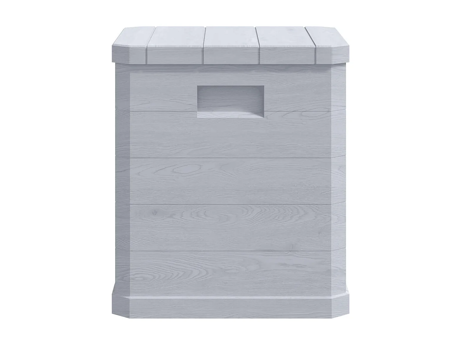 Garten-Aufbewahrungsbox 90 L Hellgrau