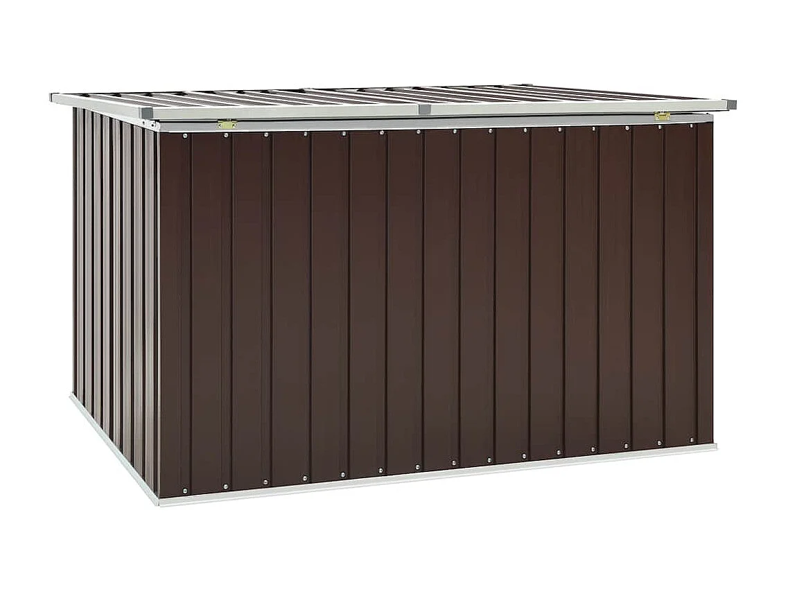 Caja de almacenamiento de jardín marrón 171x99x93 cm