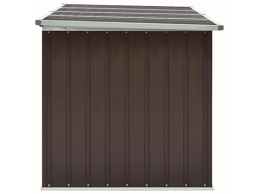 Caja de almacenamiento de jardín marrón 171x99x93 cm