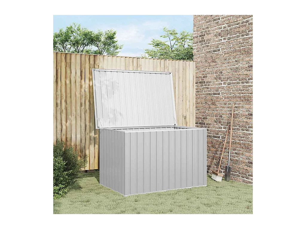 Boîte de rangement de jardin Gris 149x99x93 cm