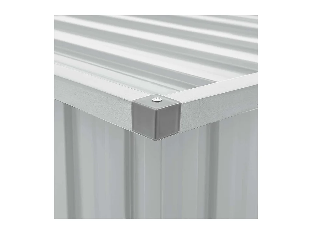 Baule da Giardino Grigio 149x99x93 cm