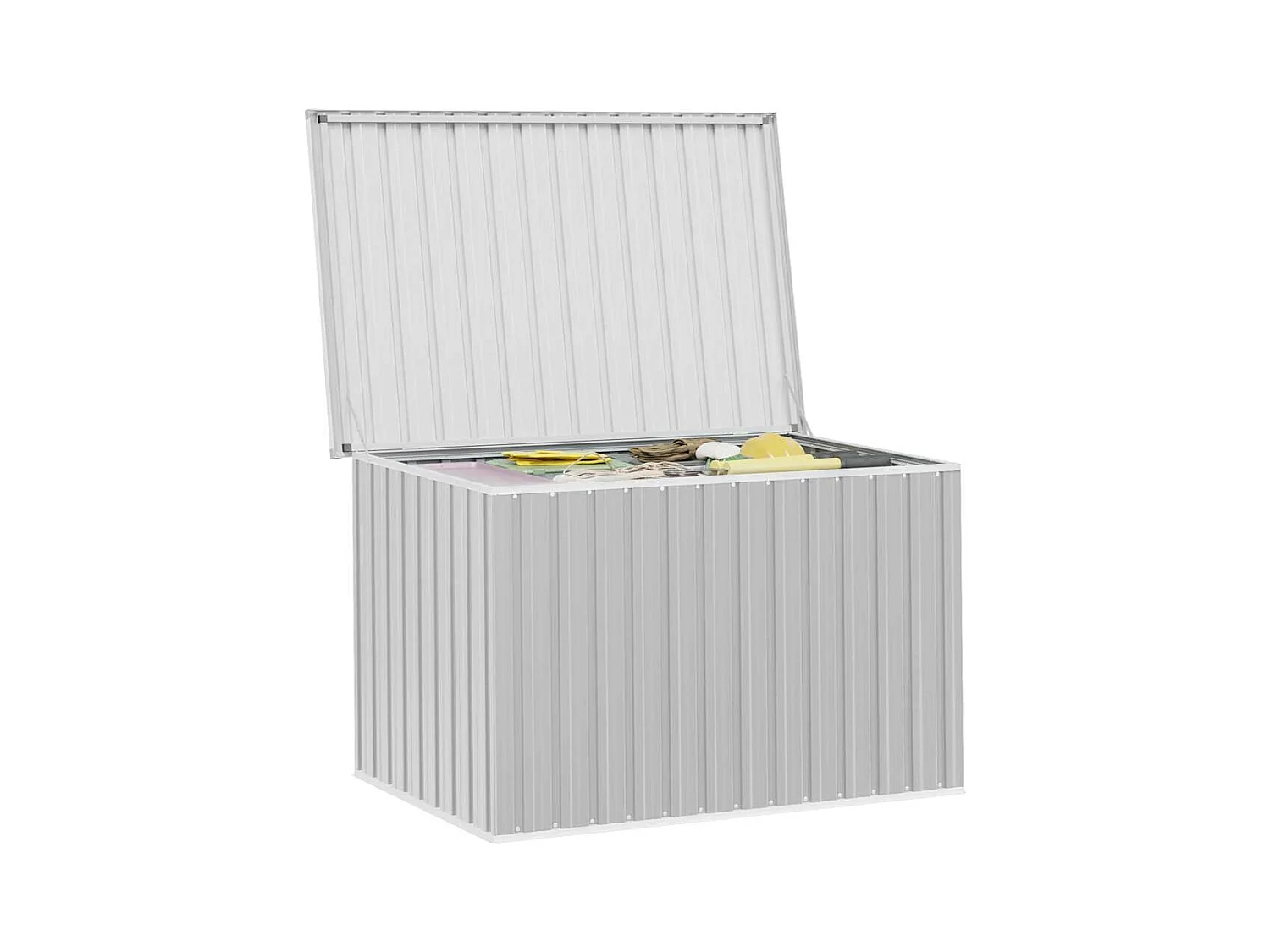 Baule da Giardino Grigio 149x99x93 cm