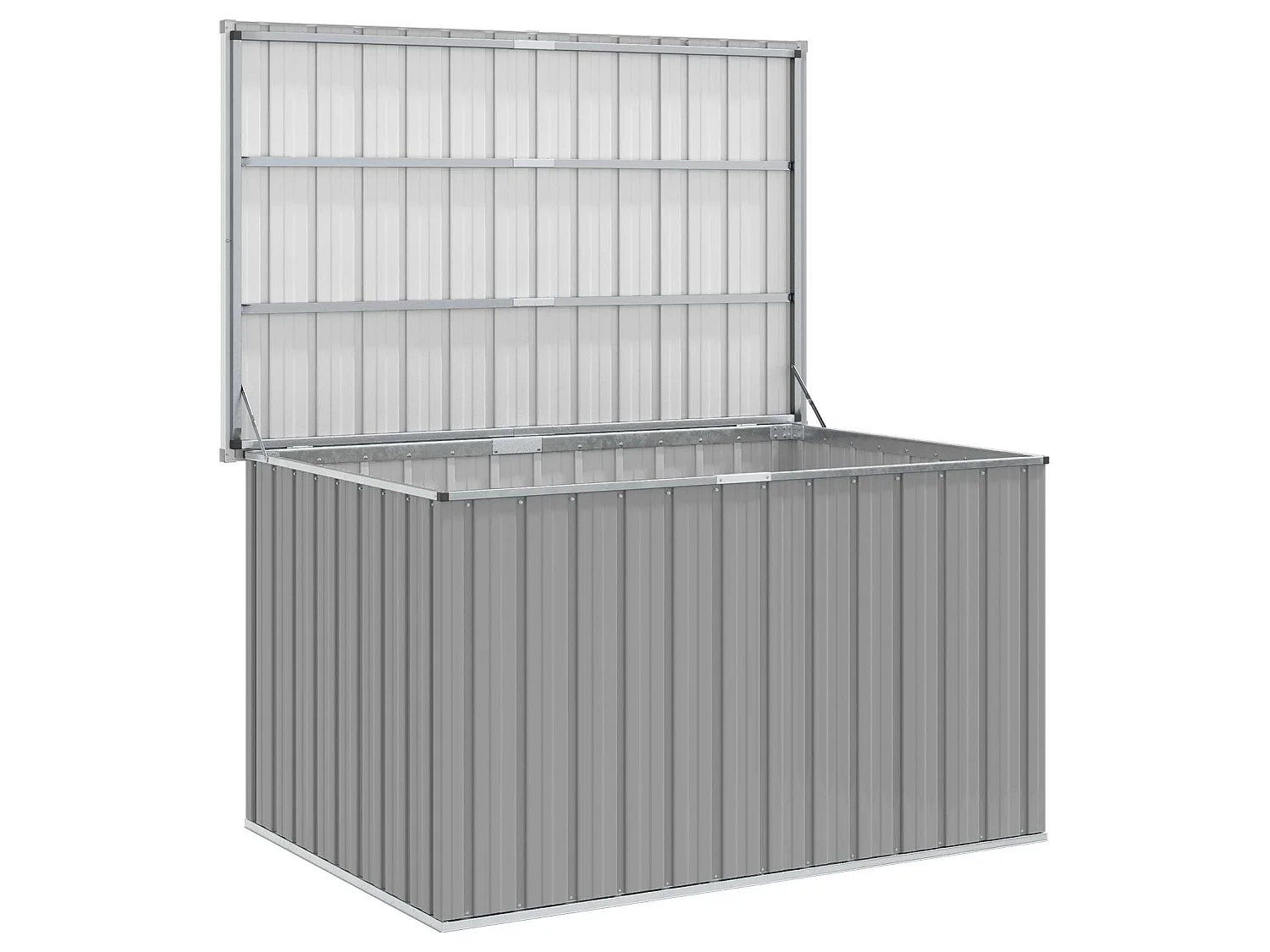 Boîte de rangement de jardin Gris 149x99x93 cm