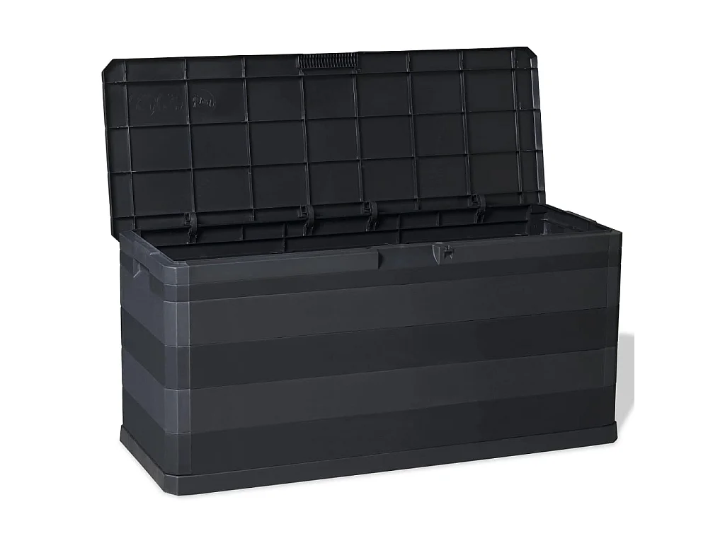 Tuinbox 117x45x56 cm zwart