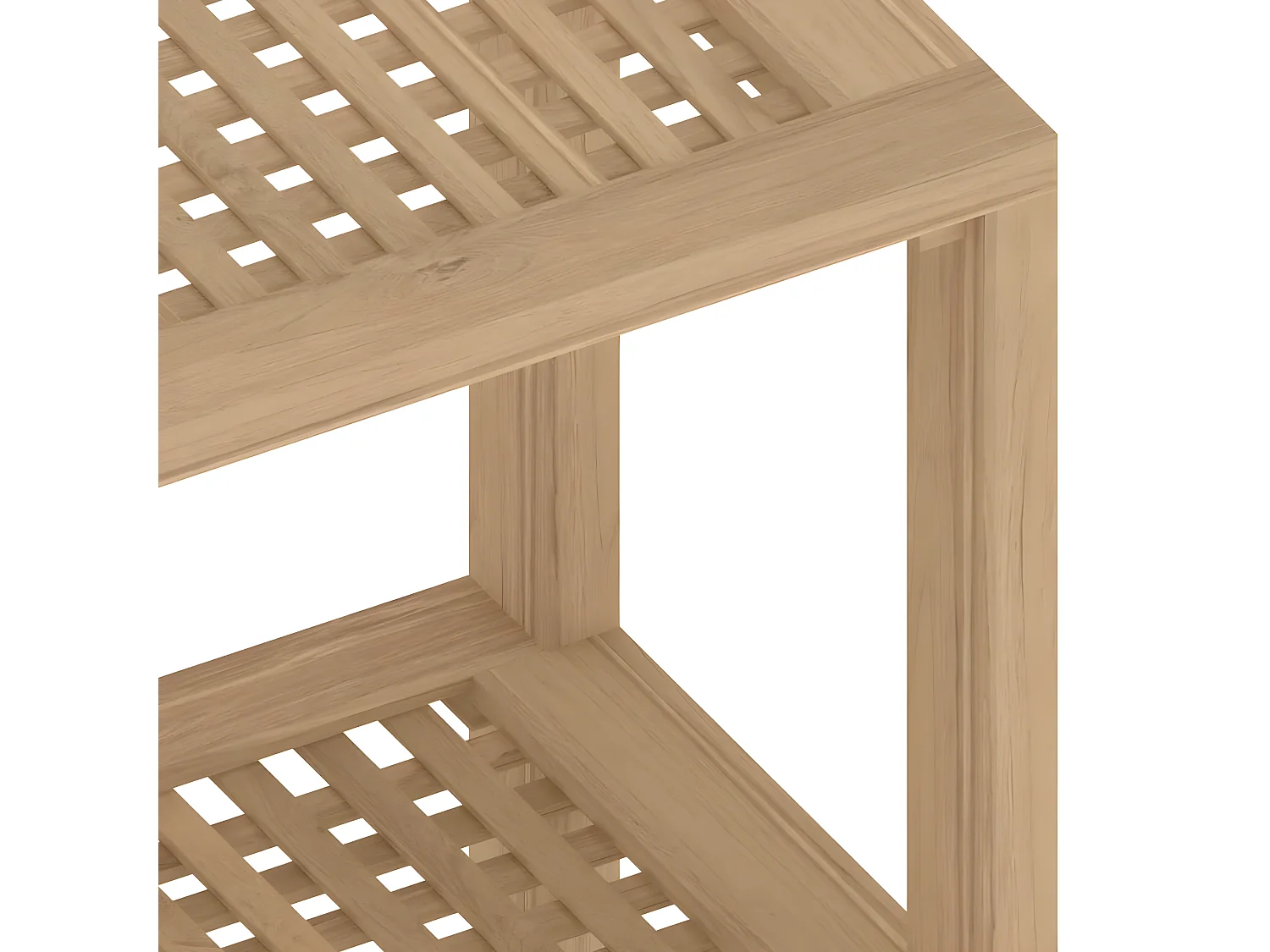 Banc de douche 60x30x45 cm Bois massif de teck