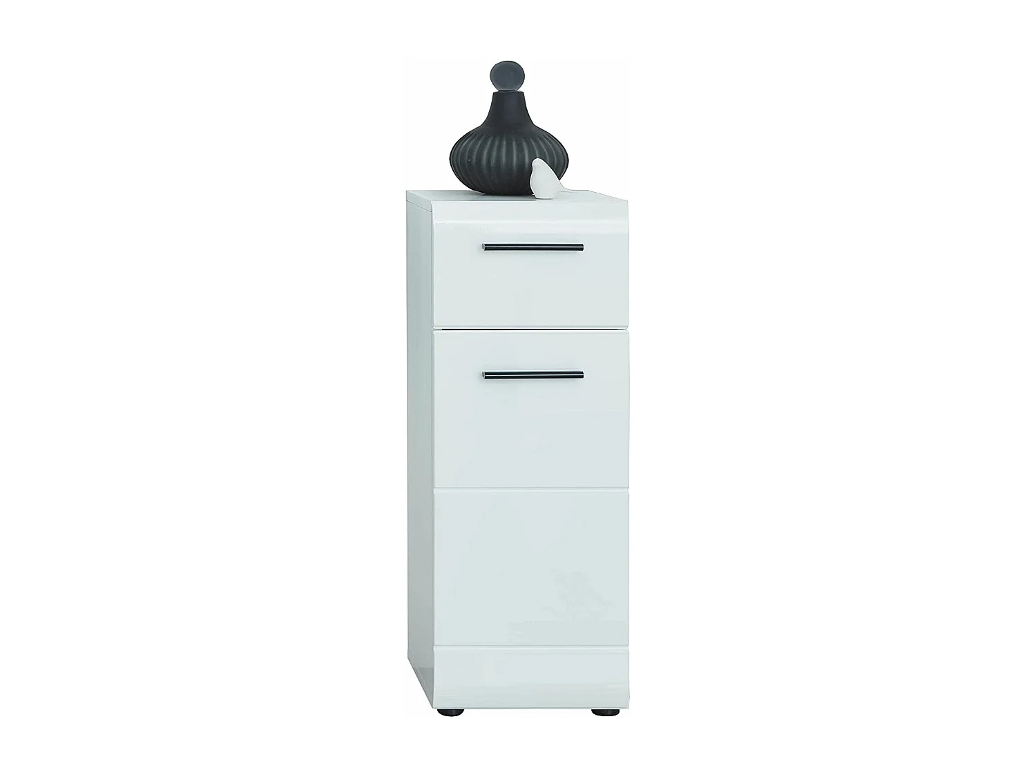 Armoire de rangement de salle de bain Skin blanc