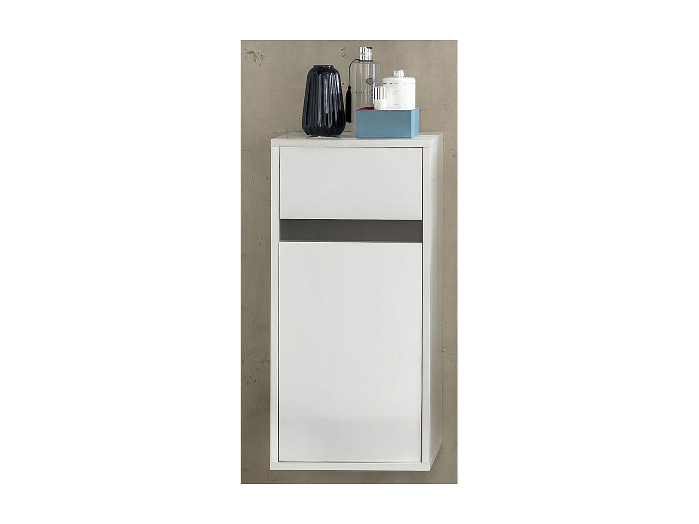 ChooChoo Armadietto Da Parete Per Bagno Set 2 Pezzi - Nero, 61x53x21.8 Cm, Con Ripiani Regolabili E 2 Ante - 4