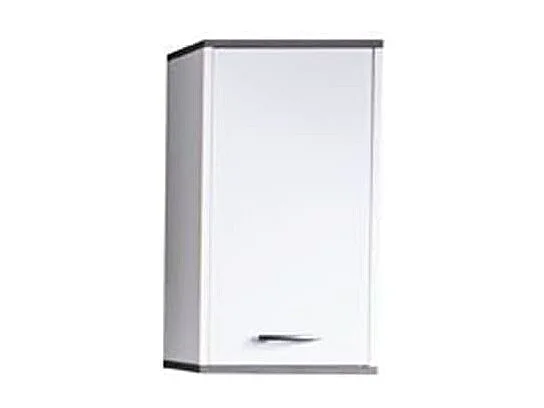 Dufay wit en matgrijs melamine 1-deurs badkamermeubel