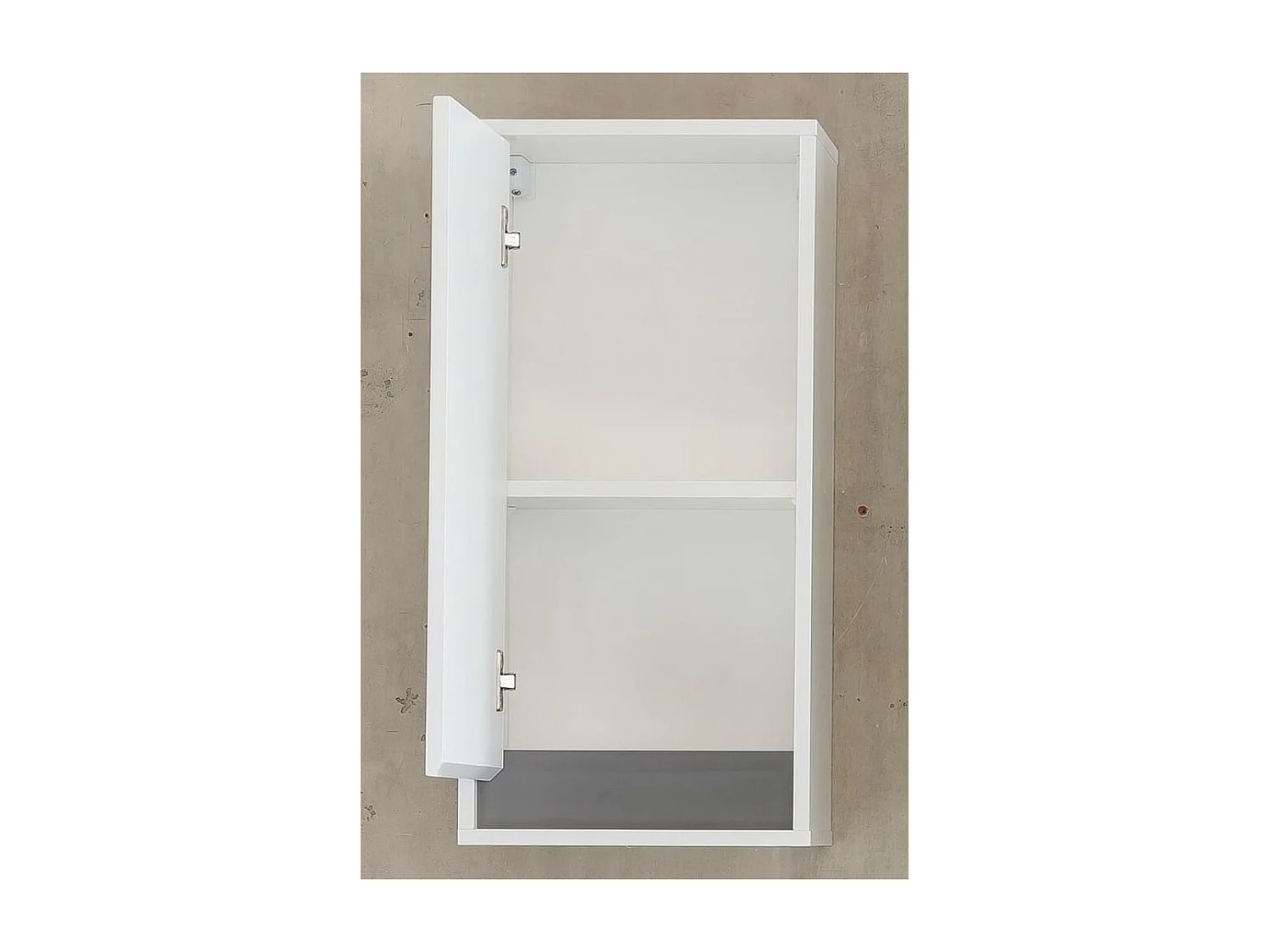 Armoire murale de rangement en couleur Sol blanc