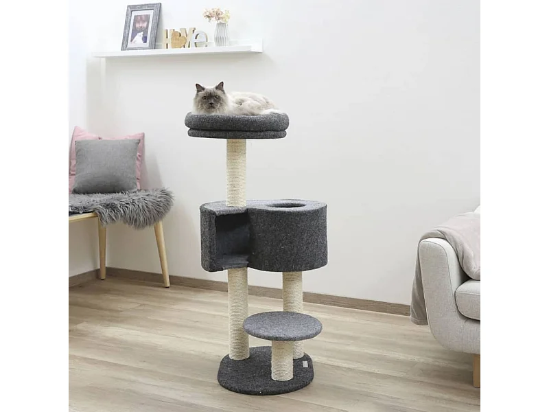 Arbre à chat Fridolin 106 cm Gris