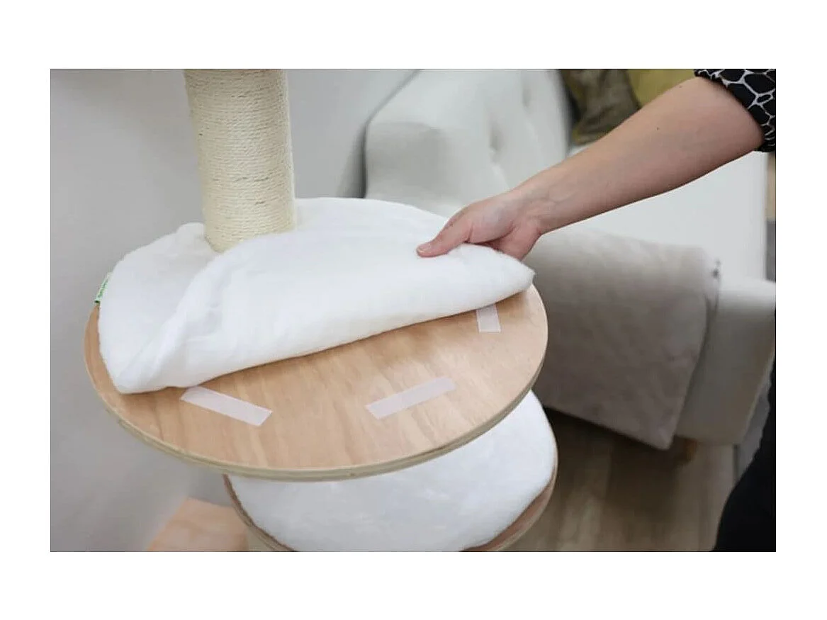 Arbre à chats mural Dolomit 168 cm Blanc 81500