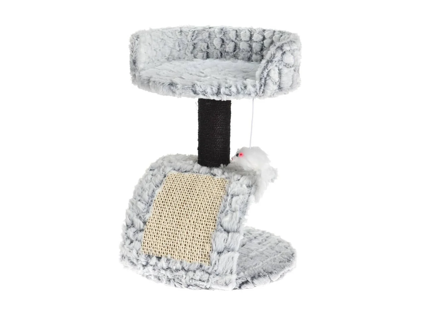 Tiragraffi per Gatti su Supporto con Topo 30x30x40 cm