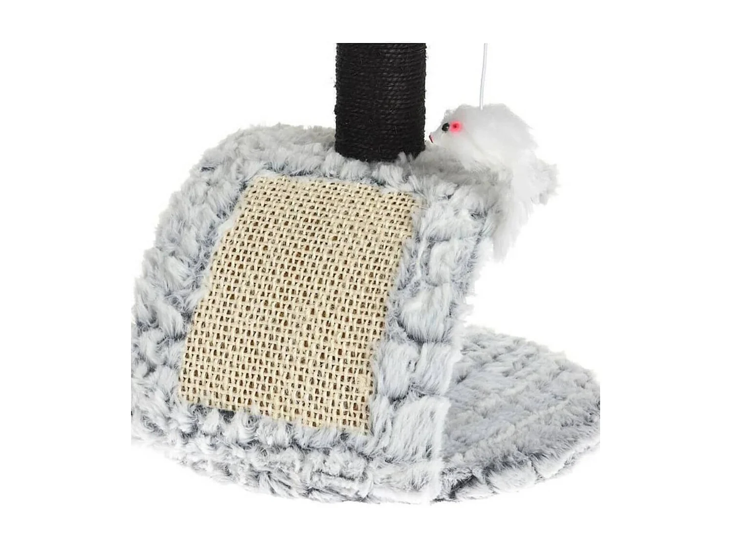 Tiragraffi per Gatti su Supporto con Topo 30x30x40 cm