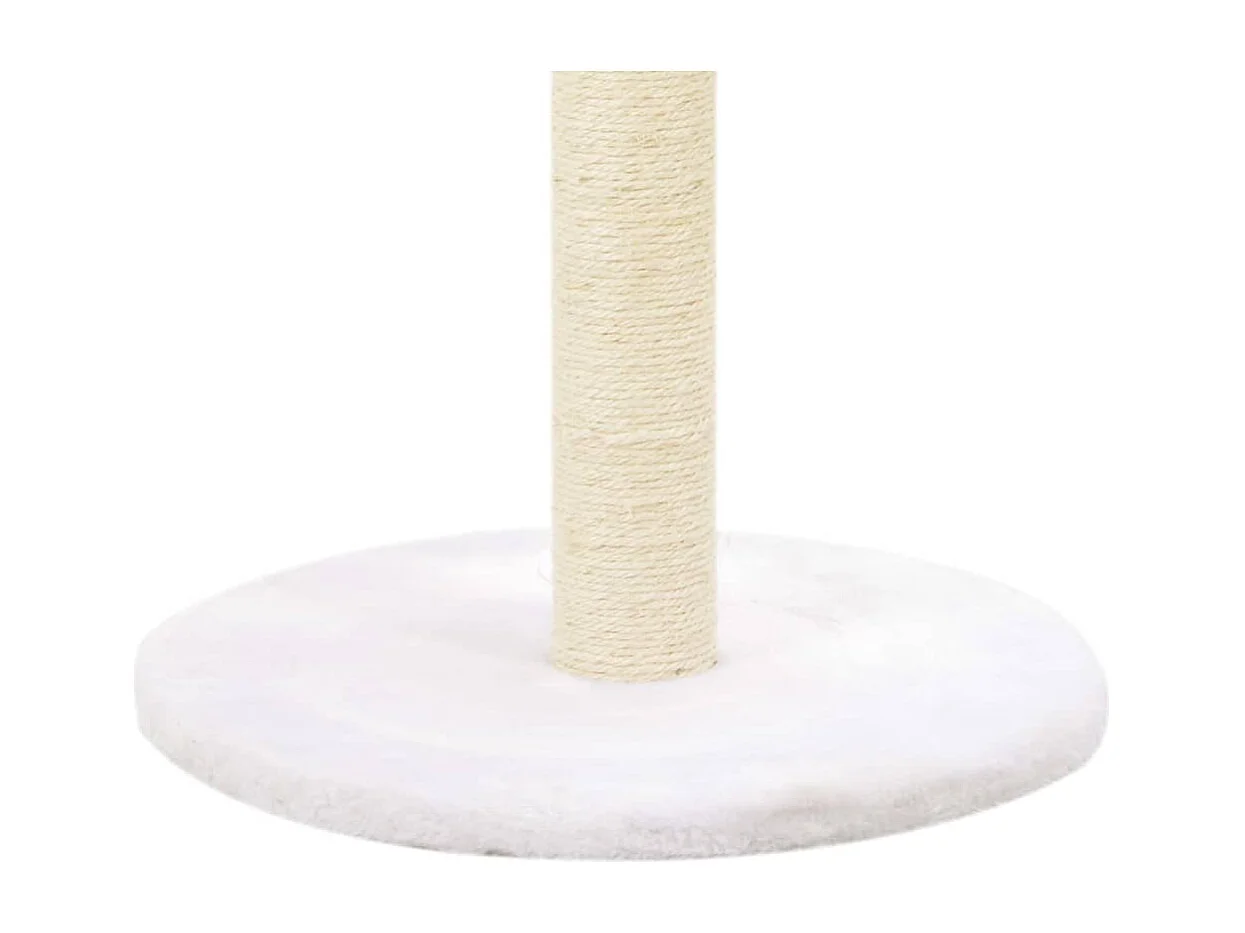 Arbre à chat avec griffoir en sisal Naturel Bois de saule