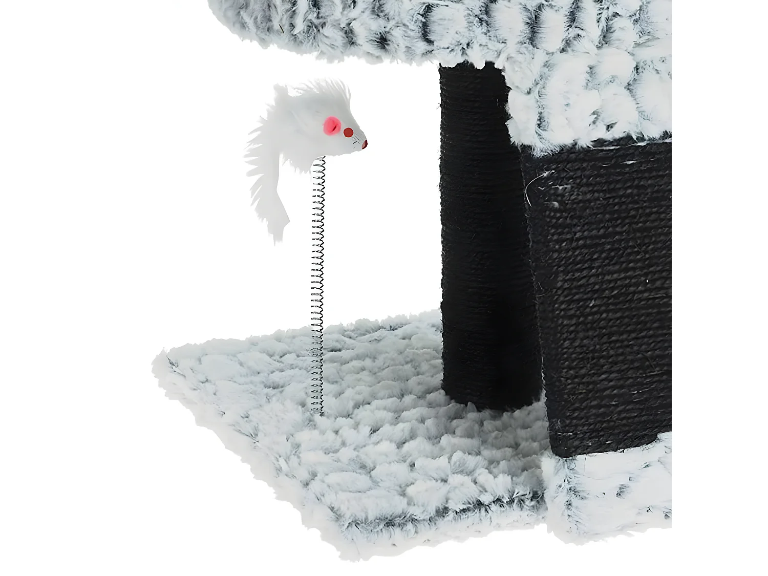 Kattenmeubel met muis 30x30x40 cm