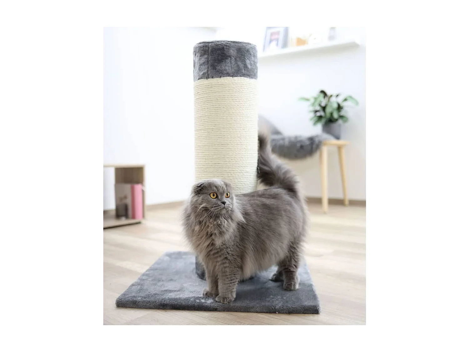 Kratzsäule Opal Ultra 80 cm Grau