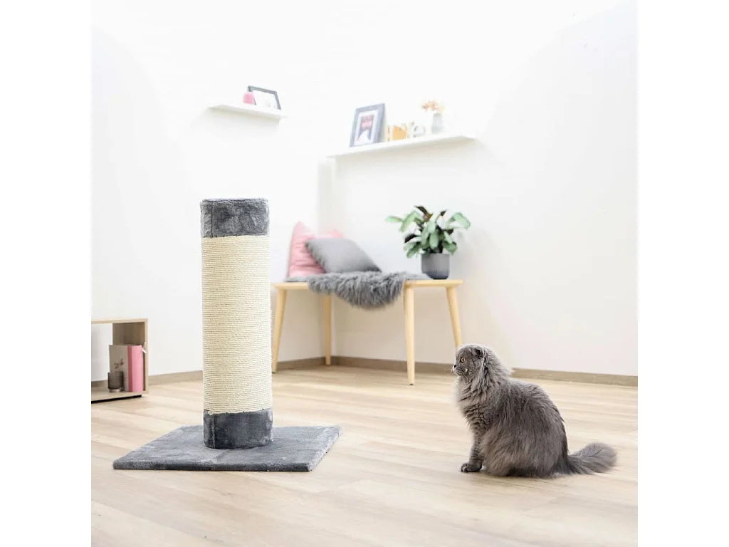 Poste arranhador para gatos Opal Ultra 80 cm cinzento