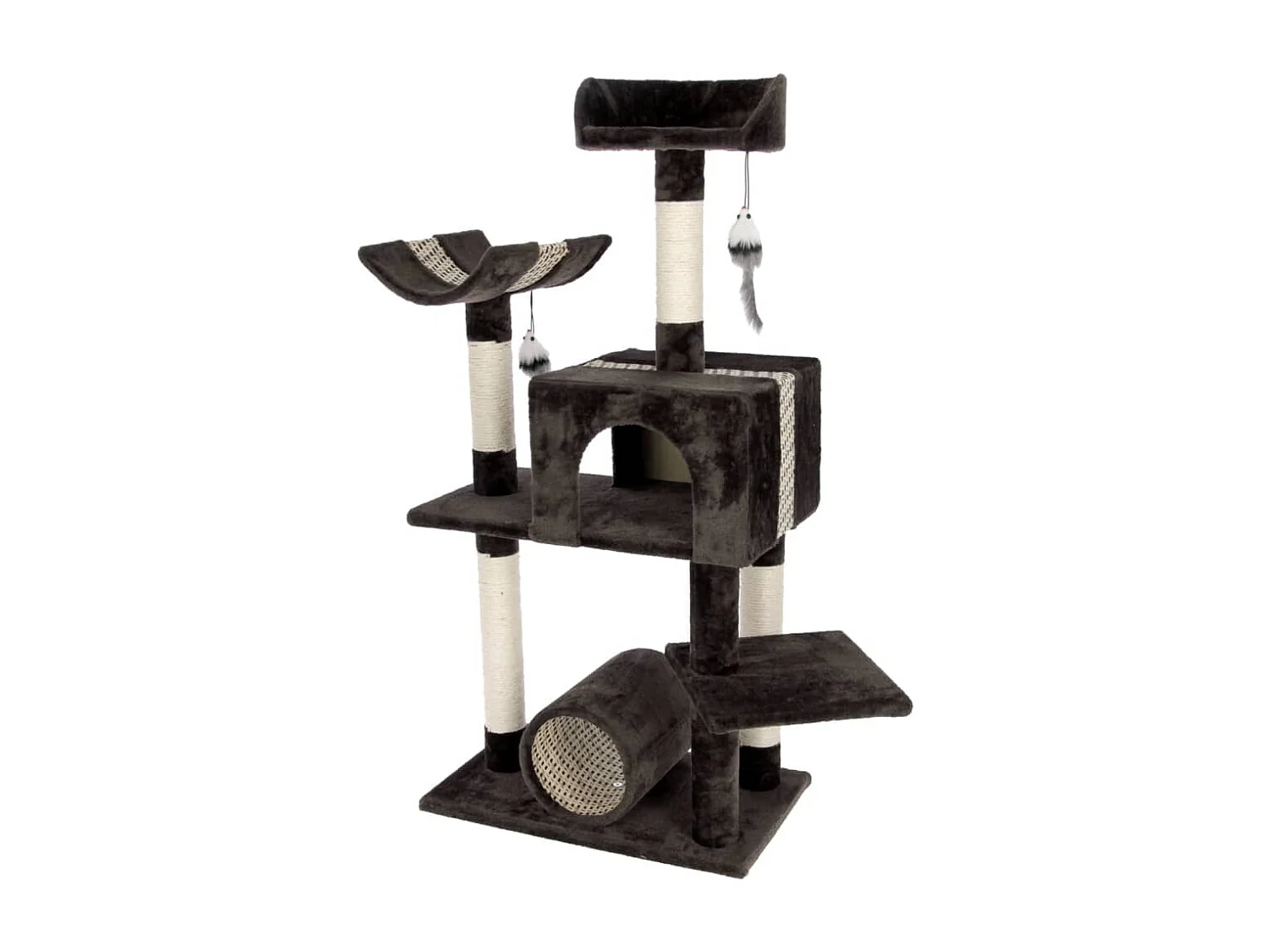 Arbre à chat Safari Big 122 cm Marron foncé