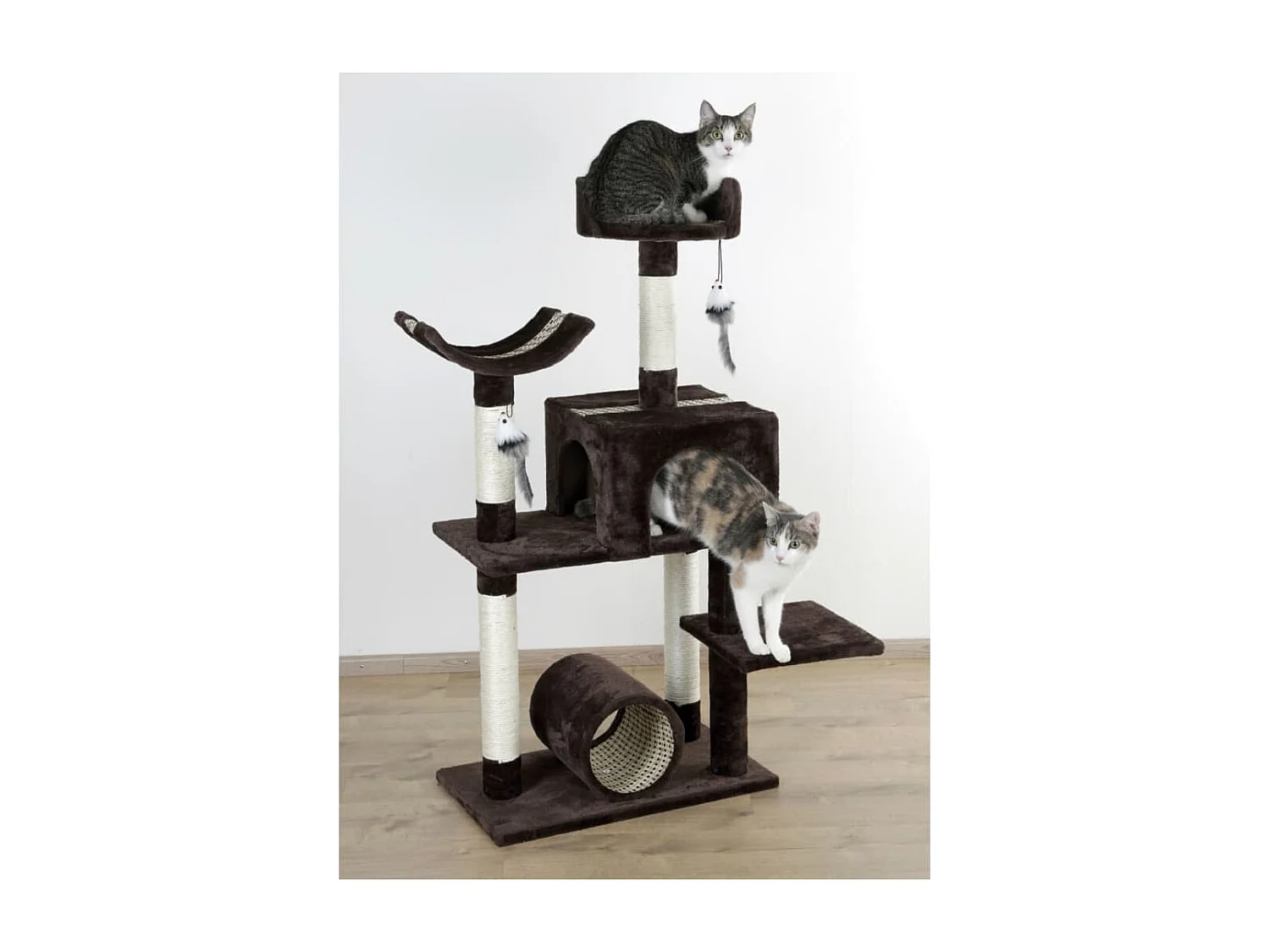 Arbre à chat Safari Big 122 cm Marron foncé