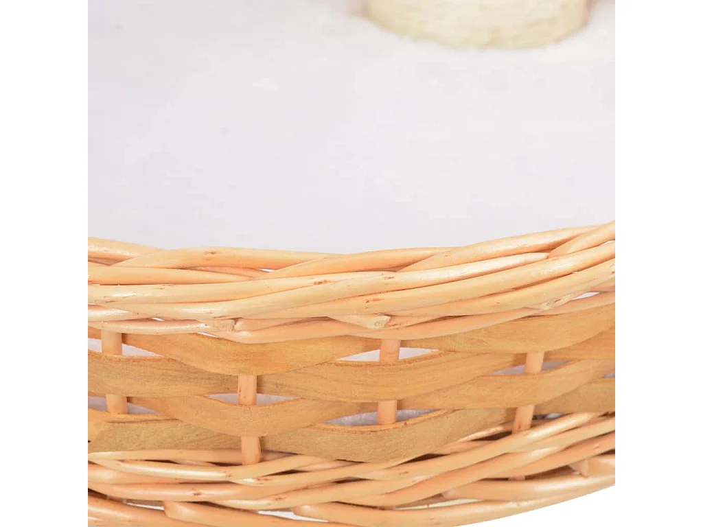 Kattenkrabpaal met sisal krabpaal natuurlijk wilgenhout