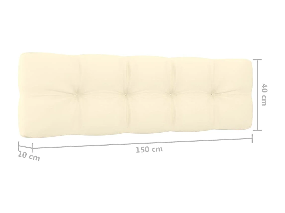 Komplet mebli ogrodowych 3-częściowy z impregnowanego drewna sosnowego z poduszkami - Wygodny i odporny na warunki atmosferyczne