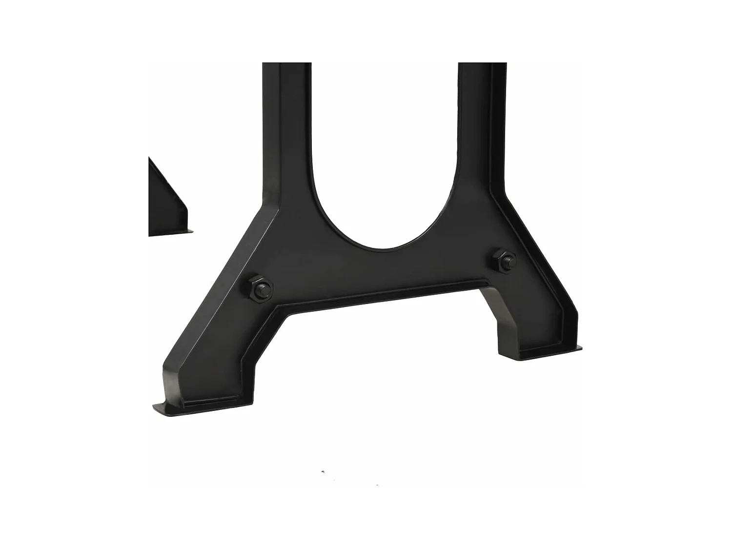 Table à manger dessus en bois de sapin massif 122x65x82 cm