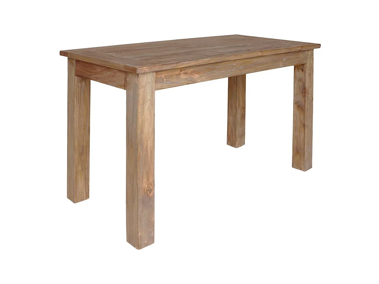 Table à manger bois d'acajou massif 120x60x77 cm