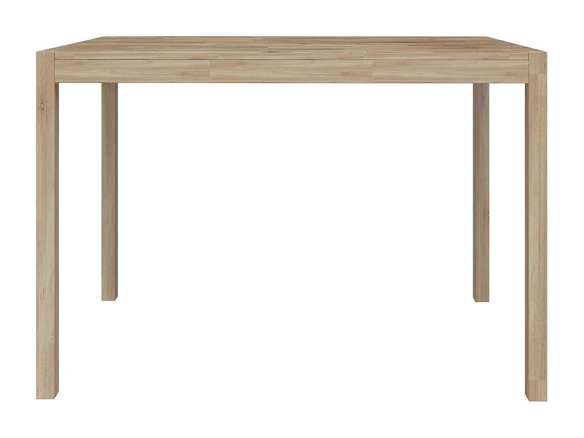Table à manger 110x70x75 cm bois d'acacia solide