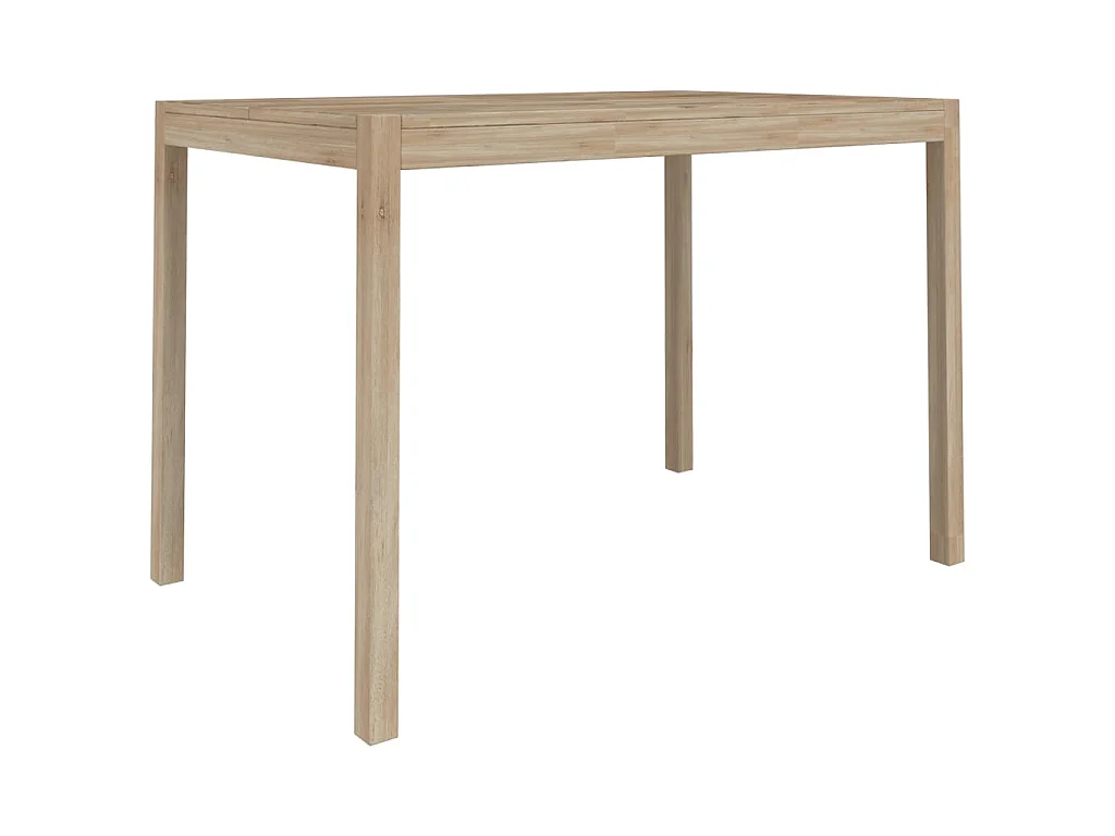 Table à manger 110x70x75 cm bois d'acacia solide