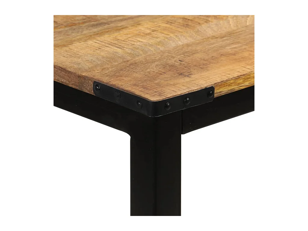 Mesa de comedor madera maciza de mango 110x60x76 cm