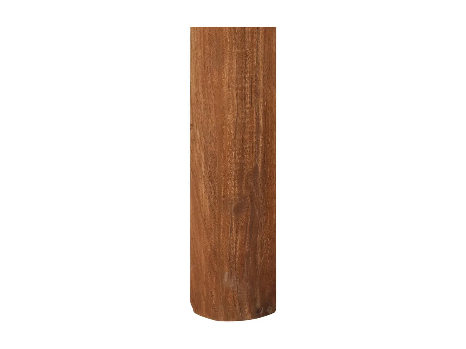Table de bar bois massif d'acacia et finition miel 110x55x106cm