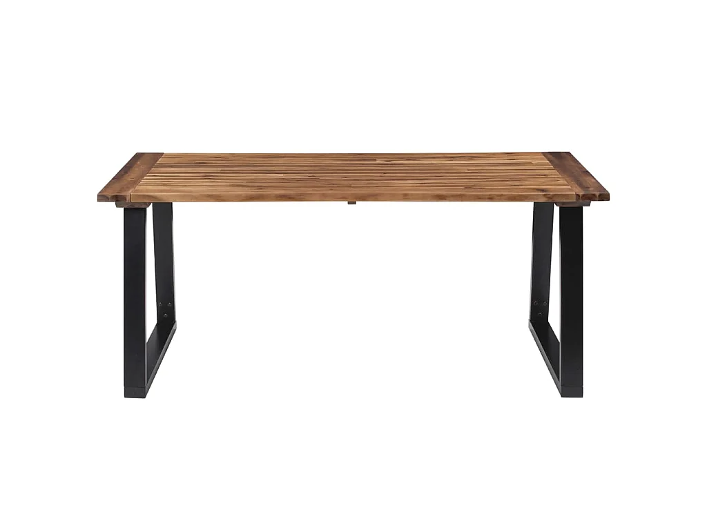 Mesa de comedor madera maciza de acacia 180x90 cm